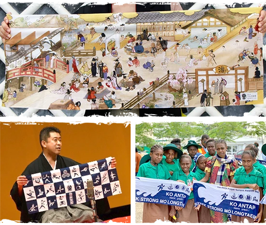 手ぬぐい製作実績(フルカラー・落語・参加記念)